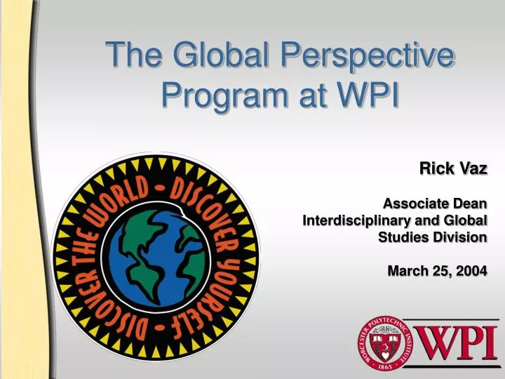 the global perspective program at wpi