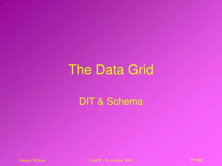 the data grid