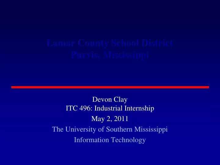 lamar county school district purvis mississippi