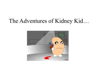 the adventures of kidney kid