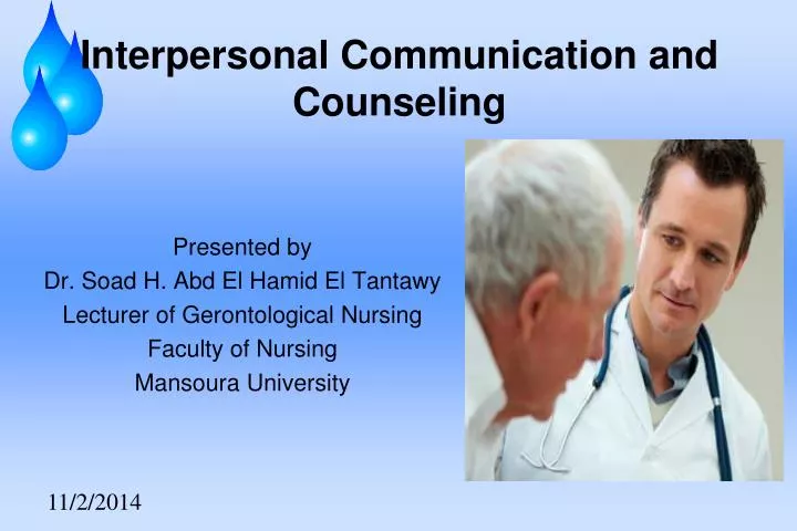 interpersonal communication and counseling