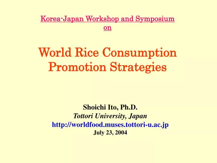 korea japan workshop and symposium on