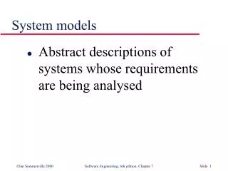 system models