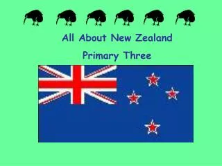 All About New Zealand Primary Three