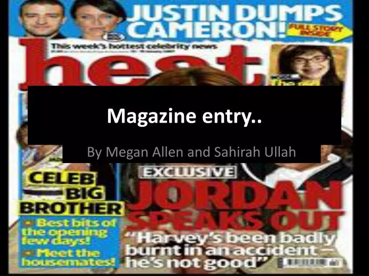magazine entry