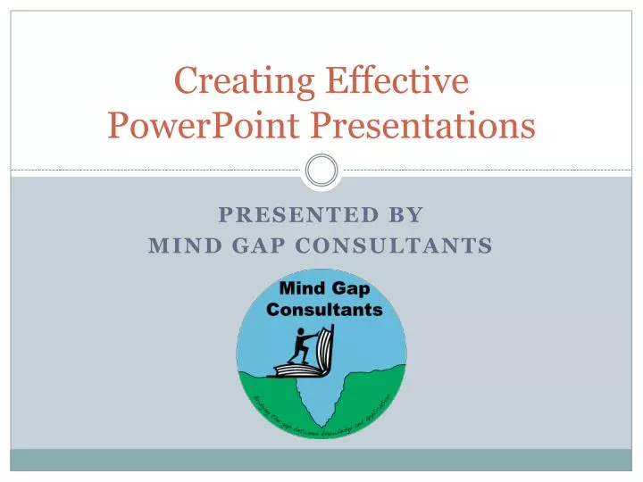 creating effective powerpoint presentations