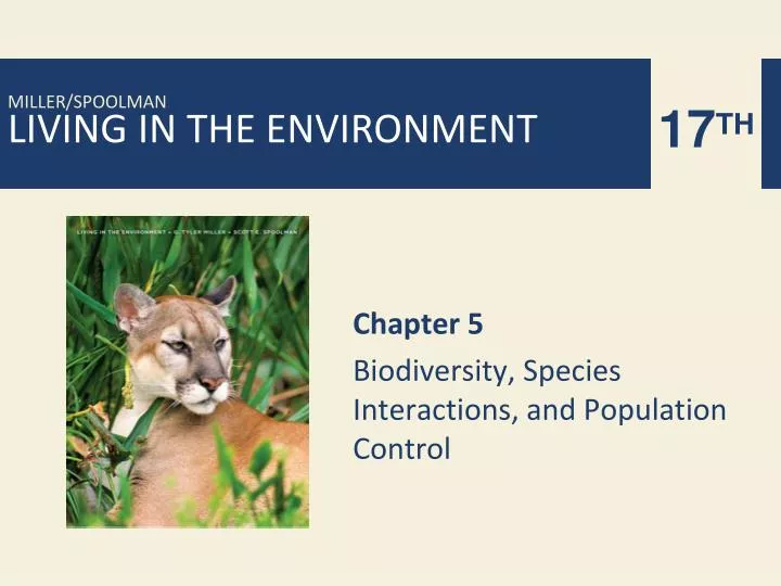 chapter 5 biodiversity species interactions and population control
