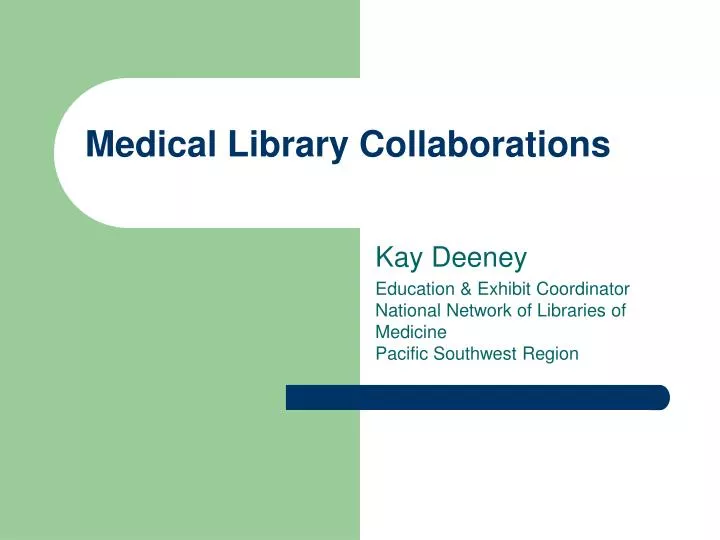 medical library collaborations