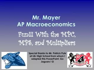 mr mayer ap macroeconomics