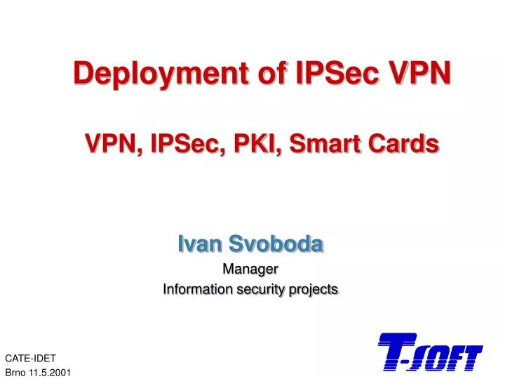 ivan svoboda manager information security projects