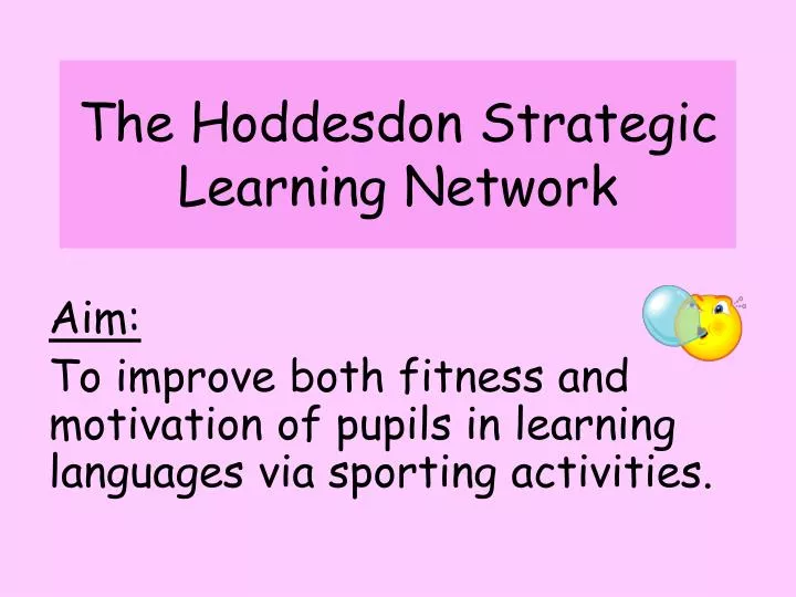 the hoddesdon strategic learning network