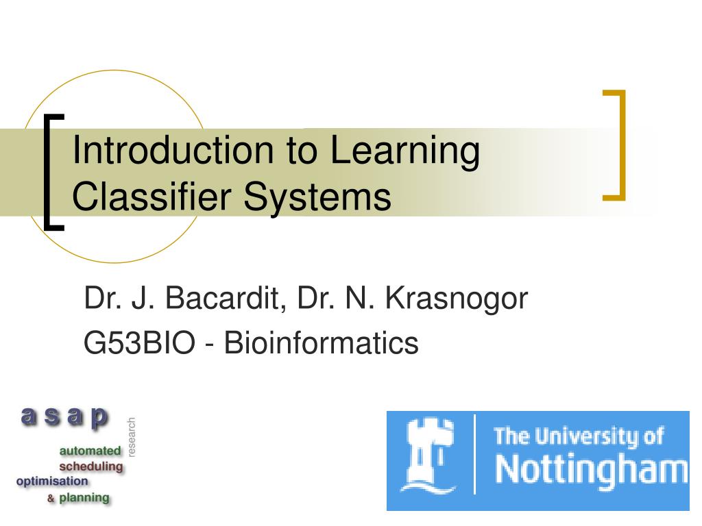 PPT - Introduction to Learning Classifier Systems PowerPoint ...
