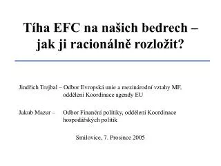 t ha efc na na ich bedrech jak ji racion ln rozlo it