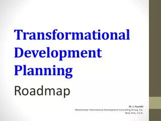 Transformational Development Planning
