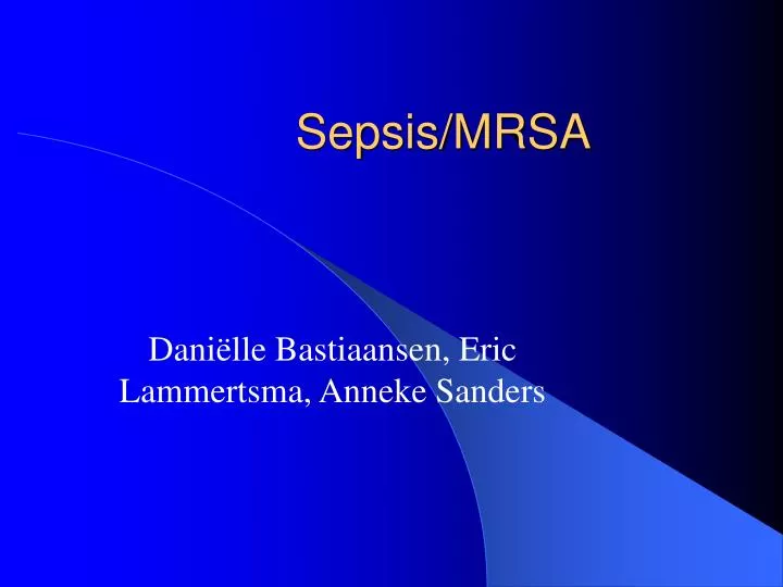 sepsis mrsa