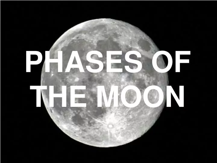 phases of the moon