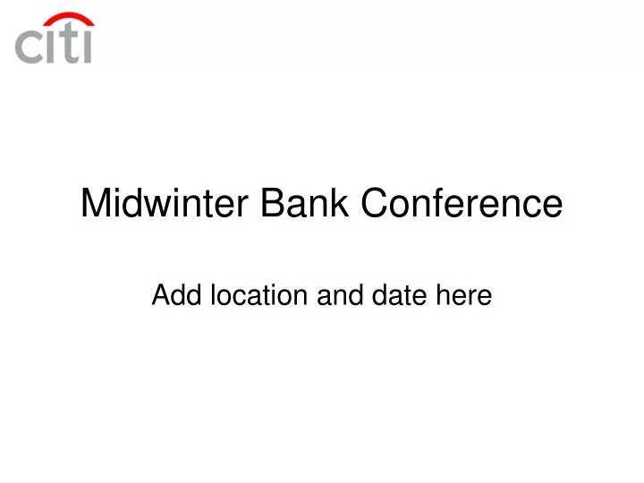 midwinter bank conference