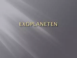 exoplaneten