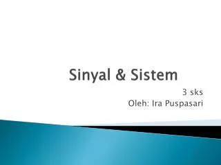sinyal sistem
