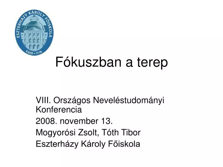 f kuszban a terep