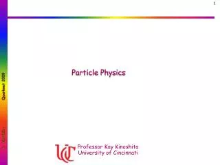 Particle Physics