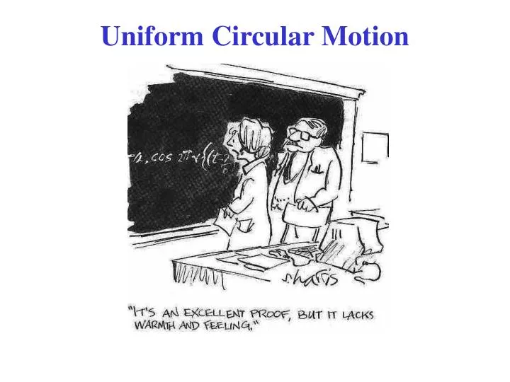 uniform circular motion