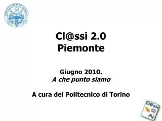 cl@ssi 2 0 piemonte