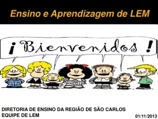 ensino e aprendizagem de lem
