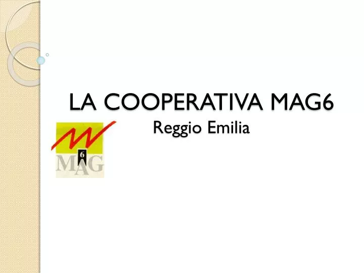 la cooperativa mag6 reggio emilia