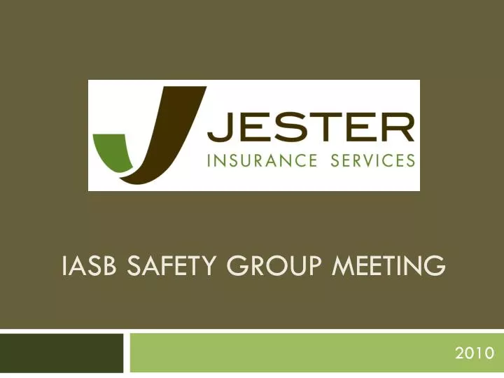 iasb safety group meeting