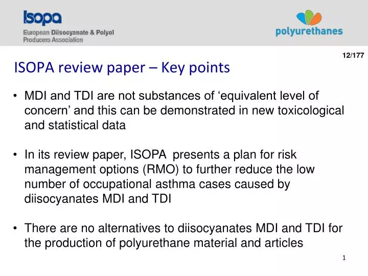isopa review paper key points