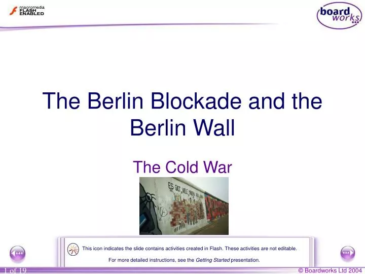 the berlin blockade and the berlin wall