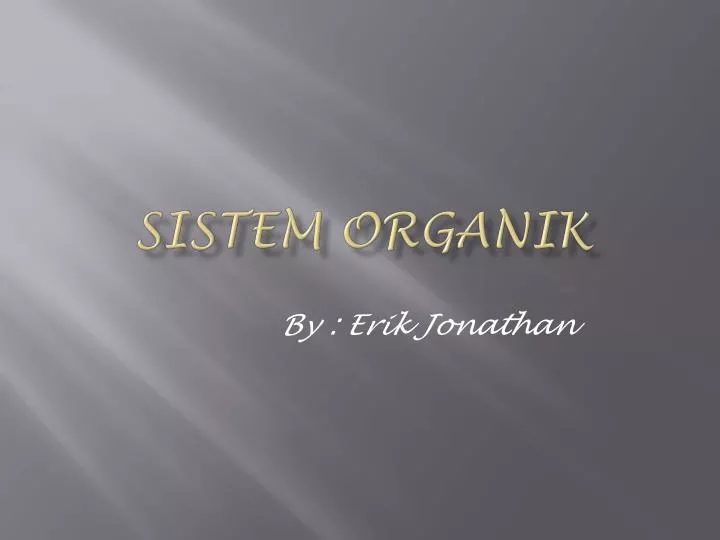 sistem organik