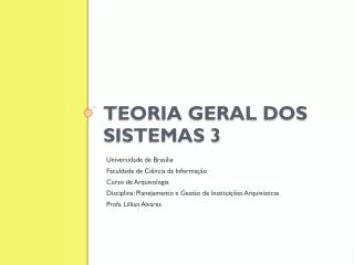 teoria geral dos sistemas 3