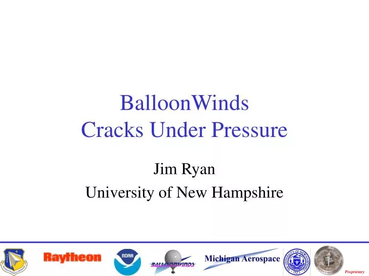 balloonwinds cracks under pressure