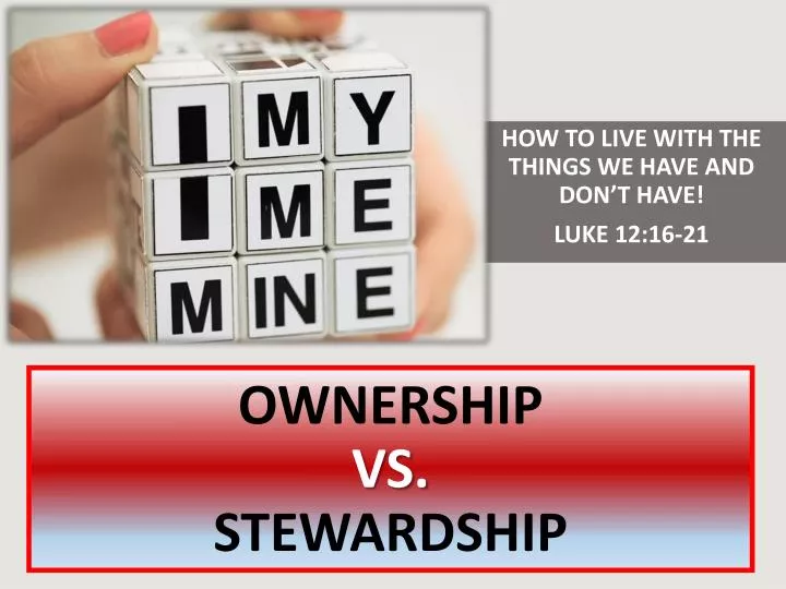 ownership vs stewardship