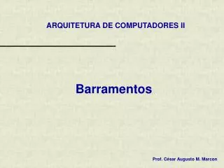 barramentos