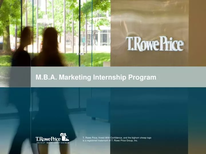 m b a marketing internship program