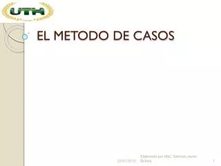 el metodo de casos