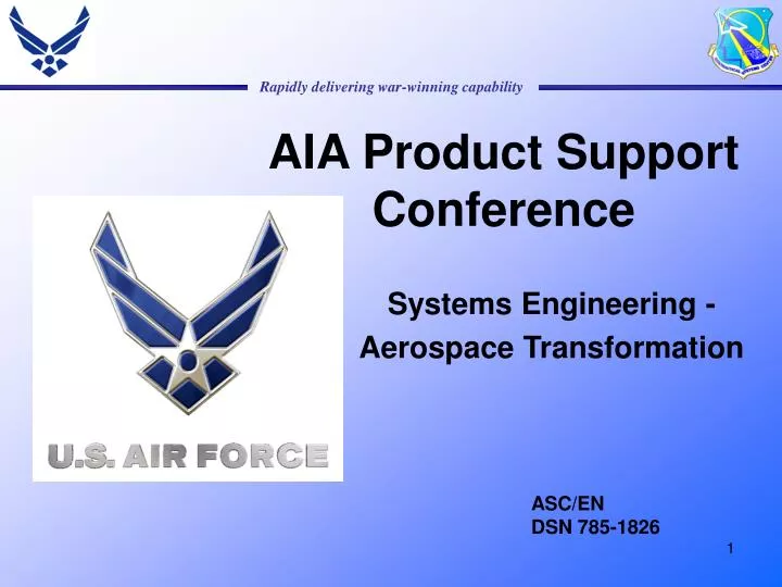 aia product support conference