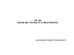 EE- 584 DESIGN AND TESTING OF A CMOS INVERTER - slide 1