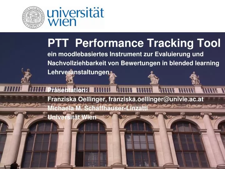 ptt performance tracking tool