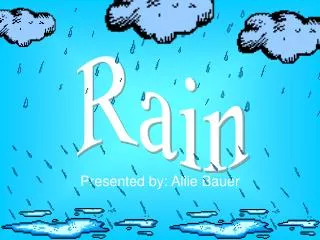presented by allie bauer