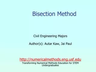 Bisection Method