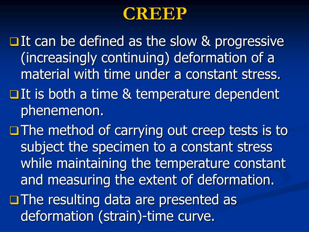 PPT - CREEP PowerPoint Presentation, free download - ID:6108823