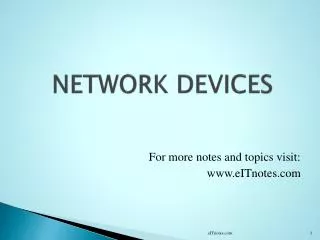 NETWORK DEVICES