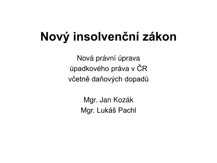 nov insolven n z kon