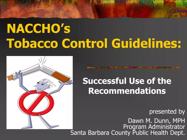 naccho s tobacco control guidelines