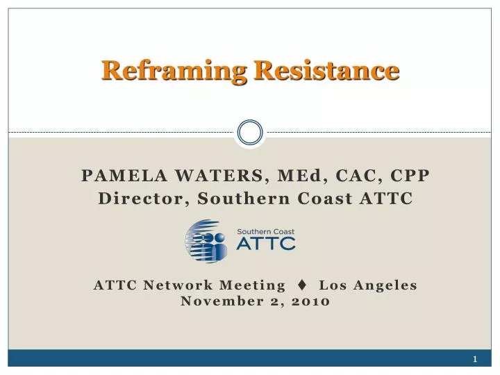 reframing resistance