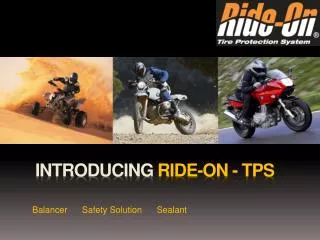 INTRODUCING RIDE-ON - TPS
